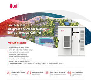 Sistema de almacenamiento de energía híbrido todo en uno SunPlus 645kWh LiFePO4 | Compatible con Red solar diésel | Integrado - Product Image 2