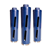 Foret diamanté à sec 1 1/4" UNC pour béton armé, diamètres 32/40/51/56/63/76/83mm