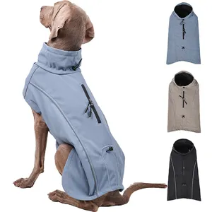 Hot Selling Luxury Pet Cloth Jacket Fashion Sporty Pet Apparel Accessories Cool Outwear Water-resist Windbreaker