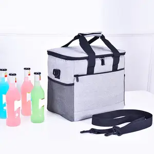 Moda grande capacidade ombro Cooler sacos almoço Cooler Bag Piquenique exterior Cooler Bag