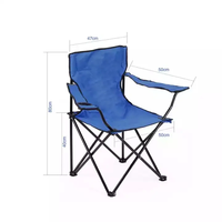 Chaise de camping pliable d'occasion Aldi en gros, chaise de plage pliable bon marché promotionnelle