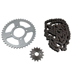 Ensemble chaîne et pignon de <span class=keywords><strong>moto</strong></span> en gros pour GN125 42T 15T 428H-116L <span class=keywords><strong>Kit</strong></span> de chaîne de <span class=keywords><strong>moto</strong></span> - Product Image 1