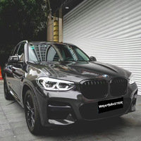 Film adhésif pour carrosserie automobile Wrapmaster 1,52x17m, gris graphite brillant métallisé, PVC de luxe, auto-adhésif, changeant de couleur, anti-rayures