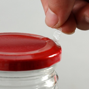 Botella transparente PET PVC PET Película termorretráctil Stock Película de sellado de plástico abierto de dos extremos para tapa de botella de vidrio para uso de gelatina - Product Image 1