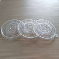 Couvercles en plastique jetables anti-fuite de qualité alimentaire pour gobelets à soupe en papier de 8/10/12/16 oz, écologiques, en PP, faciles à ouvrir, personnalisables