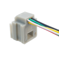 623K RJ12 Connecteur 6P6C Prise avec Câble RJ11 Prise Modulaire Fil Femelle Ligne = 150MM