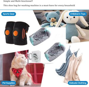 Polyester Washable Large Capacity Reusable Shoe Washing Machine Bags Sneakers Tennis Shoes Slippers-Deep Clean <b>Storage</b> Dust Bags - Product Image 5