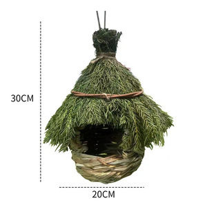 Nido para Pájaros Hecho a Mano para Exteriores, Refugio para Aves, Decoración Ecológica para Jardín y Horticultura - Product Image 6