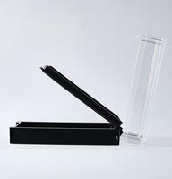 Vente en gros Boîte d'emballage transparente pour ongles à coller avec logo personnalisé Boîtes de rangement pour présentoir d'embouts d'ongles en plastique à deux couches