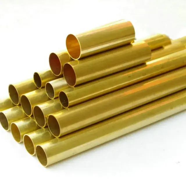 Wholesale Prime Quality Customized Size Water And Heater Tube H62 H63 H65 H68 0.1mm-10mm Walk Thickness Brass Pipe