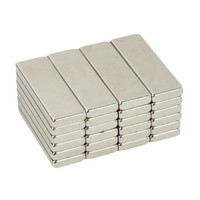 Barre magnétique rectangulaire magnétique forte NdFeB du fabricant de source F30 * 10*3mm Surface enduite de disque permanent en néodyme