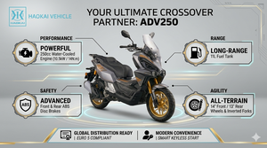 Scooter à essence monocylindre <span class=keywords><strong>250</strong></span> cm³ refroidi par eau, 4 temps, EFI EURO 5, avec freins ABS avant et arrière, démarrage sans clé, vitesse maximale de 95 km/h - Product Image 3