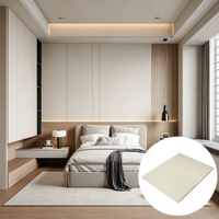 Panel Dinding Interior PVC Modern Antibakteri, Papan Dekoratif Tahan Air Tahan Api, Pelapis Dinding Kamar Mandi Hotel Dapur 5 Tahun