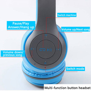 Nueva llegada P47 Auriculares con vocalismo dinámico Barco Audio Auriculares inalámbricos <span class=keywords><strong>para</strong></span> viajes y aviación - Product Image 3