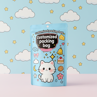 Sachets Doypack refermables anti-odeur et anti-enfants, personnalisés avec impression en héliogravure, en PE et Mylar, pour chips, chewing-gum et aliments pour animaux