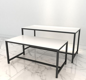 Mesas de pie de exhibición de anidación para tiendas de boutique y tiendas - Product Image 2