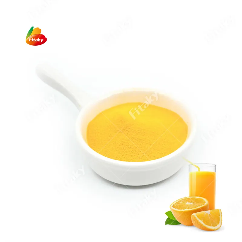 Sprüh getrocknetes Orangen pulver Orangen geschmacks extrakt Orangensaft pulver Vitamin C Frucht pulver