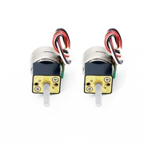 Moteur pas à pas micro-mini à aimant permanent DC5V, arbre M3.0mm, 25ohm, 15BY SM1536GB50, 15mm de précision, 2 phases 4 fils, à engrenages