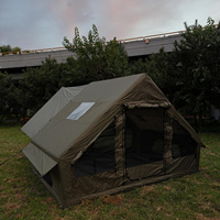 Tente électrique à pousser et à tirer avec roues, tente pliable portable pour événements et stands en plein air
