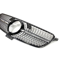 Grille noire diamant ABS pour Mercedes Benz Classe GLE W166 2015-2019