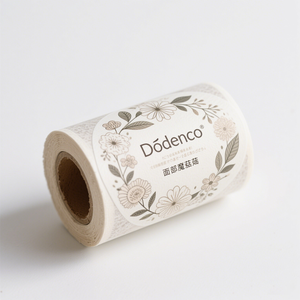 Custom Adhesive Umwelt freundliche transparente weiße Vinyl LOGO Label, Barcode Glas Fruchtsaft Getränke glas Flasche Etikett Aufkleber - Product Image 4