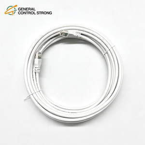 Kabel Ethernet Cat8 Grosir 40Gbps S FTP Terproteksi RJ45 Kabel Jaringan Pusat Data Kecepatan Tinggi Massal RoHS CE OEM ODM - Product Image 1