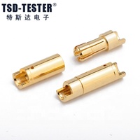 Konektor Peluru Rc Emas 4Mm, Colokan Pisang