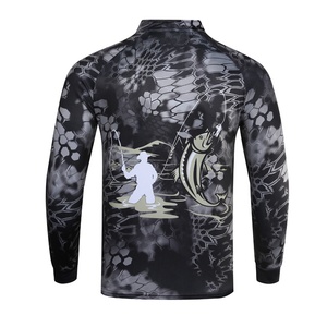 Camisas de Pesca de Manga Larga de Alto Rendimiento, Camisa de Pesca Personalizada, Camisas de Pesca UPF para Hombre, Camisa de Pesca con Cierre - Product Image 2