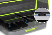 Sublistar DTG-4050II DTG Imprimante directe au vêtement Machine Pet Film DTF Imprimante pour chiffons T-shirt A3 Brother Tête d'impression