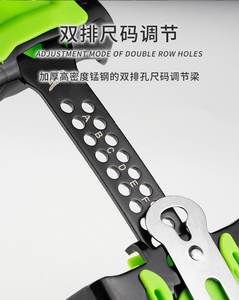 Crampones de Escalada en Hielo Multifuncionales de Acero Inoxidable de 14 Puntas, Garras Profesionales Multiusos con Tracción, Impermeables - Product Image 6