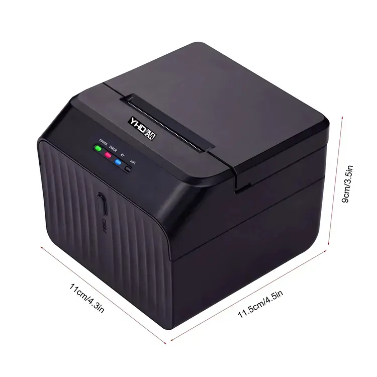 New Thermal Printer 58mm Label and Receipt Printer USB Thermal Line Printing Receipt Printer with Fast Printing Speed