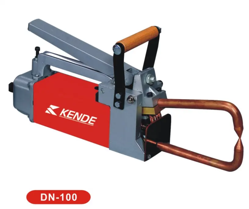 Kende 115 в 220 двойной Напряжение машины для точечной сварки сварщик ручки портативный автомобильный трансформатор Электрический аппарат для точечной сварки DN-100