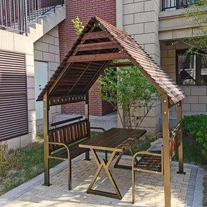 Padiglione esterno, casetta in legno per uso domestico, villa <span class=keywords><strong>con</strong></span> <span class=keywords><strong>giardino</strong></span>, <span class=keywords><strong>agriturismo</strong></span>, alloggio in ambienti naturali, mobile a quattro angoli - Product Image 2