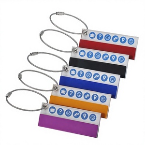 Nouvelle étiquette de <span class=keywords><strong>bagage</strong></span> haut de gamme résistante <span class=keywords><strong>à</strong></span> l'usure, étiquette de <span class=keywords><strong>bagage</strong></span> d'<span class=keywords><strong>avion</strong></span>, promotion publicitaire, LOGO imprimable, carte d'embarquement - Product Image 1