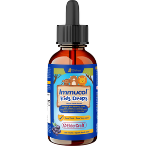 Gotas de Saúco para Niños 25ml Bienestar Inmunológico Diario Vegetariano Con Zinc Vitamina D3 Para Niños Pequeños - Product Image 1