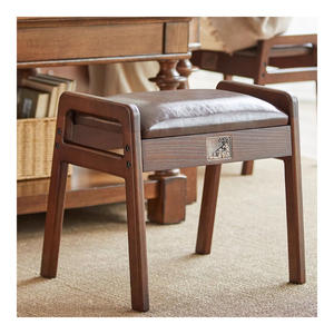 Cojín de Banco de zapatos de madera maciza, paquete suave grueso, puerta de entrada, sillón para el hogar, banco pequeño sub americano, Banco corto - Product Image 3