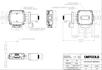 Plataforma Giratoria Motorizada Serie OMPS de OMTOLS con Motor Oriental de 5 Fases Importado