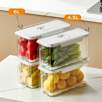 Boîte de conservation sous vide électrique GJ6149, récipient hermétique pour cuisine, boîte à légumes pour réfrigérateur, boîte de rangement pour aliments et riz