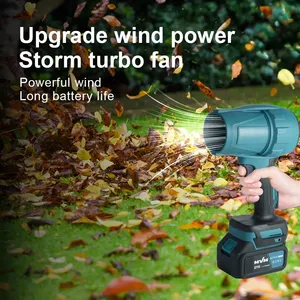 <span class=keywords><strong>Souffleur</strong></span> de <span class=keywords><strong>Feuilles</strong></span> Électrique Portable Sans Fil Léger 300 000 tr/min, Chargeur Inclus, Pour le Nettoyage de Patio et l'Entretien de Pelouse - Product Image 3