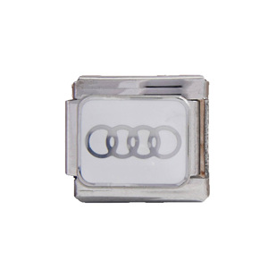 Modular Stainless Steel Car Emblem Bracelet Unisex Fashionable DIY Jewelry Chain With Interchangeable Charms - Product Image 5