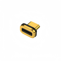 Adaptateur d'extension 100W USB C femelle vers USB C mâle Adaptateur de charge magnétique USB4.0 Type-C Charge rapide 24 broches 8K