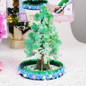 Árbol de Navidad mágico verde para niños, juguetes de árbol en crecimiento para niños, árbol mágico de papel, manualidades, juguete educativo de Navidad - Product Image 2