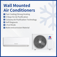 Aire Acondicionado Inverter Gree R410a de 9000 BTU, Unidad Split de Pared, 220V 50Hz, Control por WiFi y App, para Habitaciones de Hotel en África