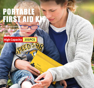 106 pièces trousse de premiers soins trousse de premiers soins d'urgence médicale mignonne petite personnalisée extérieure Portable - Product Image 5