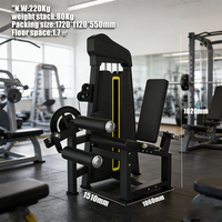 Machine de musculation commerciale pour flexions et extensions des jambes, très vendue en gros
