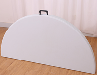 Tables et chaises pliantes ZDY-305 modernes, durables, en plastique blanc léger, pour événements sportifs en plein air
