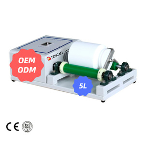 Tencan Goede Prijs QM-5 Kleine Rollermolen Laboratorium Mini Laboratorium Kogelmolen 5-15 Liter Natte Slijpen Lab Kogelmolen - Product Image 5