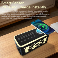 Speaker Stereo Nirkabel Cepat dengan Pencahayaan White Noise Alami untuk Rumah, Meja, dan Tidur