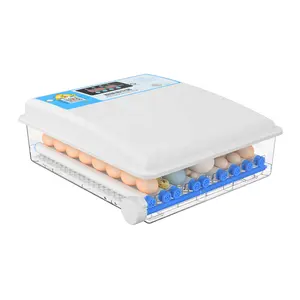 full automatic 64 eggs dual Powder Egg Hatching machine Poultry Incubator for Hatching Eggs