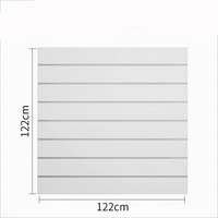 Support mural robuste pour panneau rainuré, étagère de rangement pour la maison et le magasin, idéal pour instruments de musique, fournitures de bureau et accessoires de téléphonie mobile